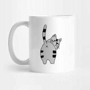 Gray tabby cat Mug